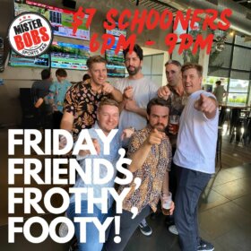 friday, friends, frothy, footy 2
