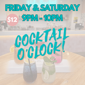 Cocktail O'Clock Tile - (1080 x 1080)