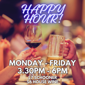 Happy Hour Website Tile (1080 x 1080 px)