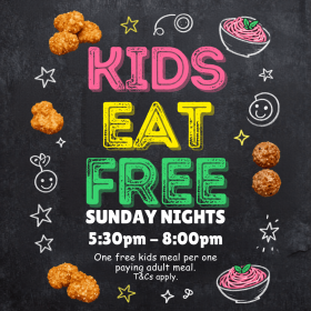 Kids Eat Free - (1080 X 1080)