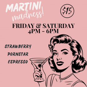 Martini Madness 2025 Tile (1080 x 1080 px)