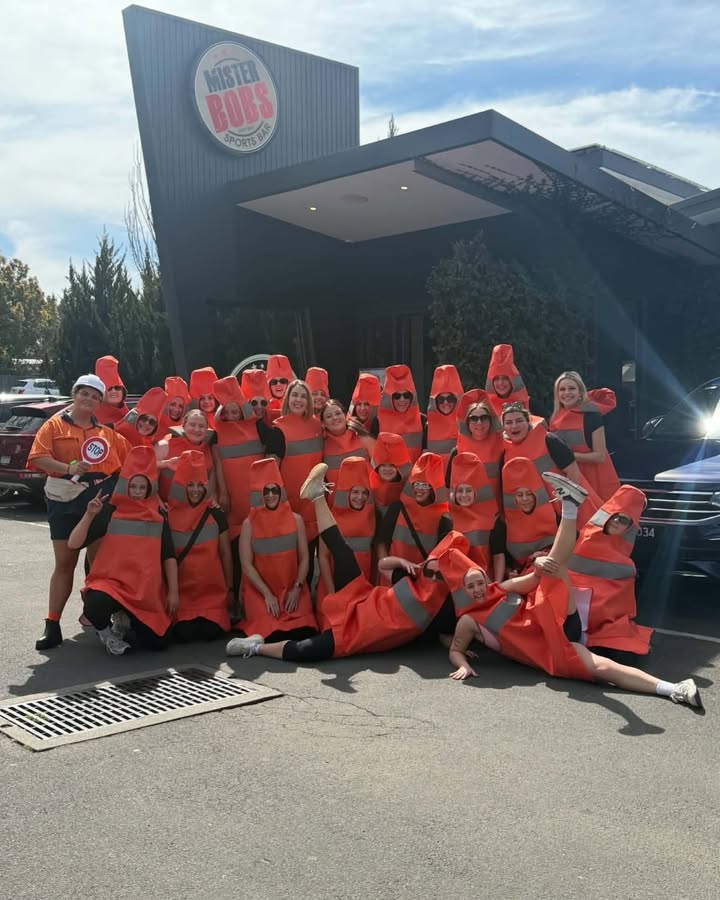Featured image for “Traffic Cones Celebrate Netball Season End at Foundry Hotel”